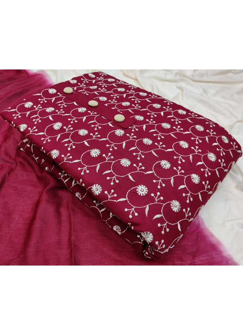 Slub Cotton New Fancy Dress Material Wholesale Collection Catalog