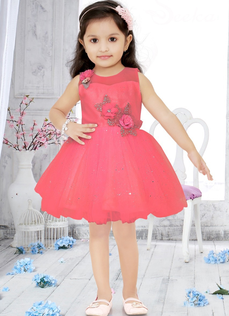 Buy Shirasi Women Georgette Dress (S1003-Pink&Black-Gown, Dark Pink, XL) at  Amazon.in