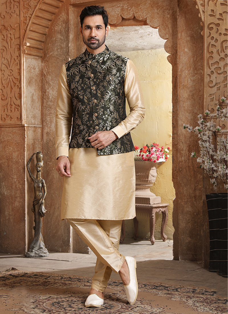 Buy Olive Green Embroidered Silk Suit Pant With Dupatta Online At Zeel  Clothing