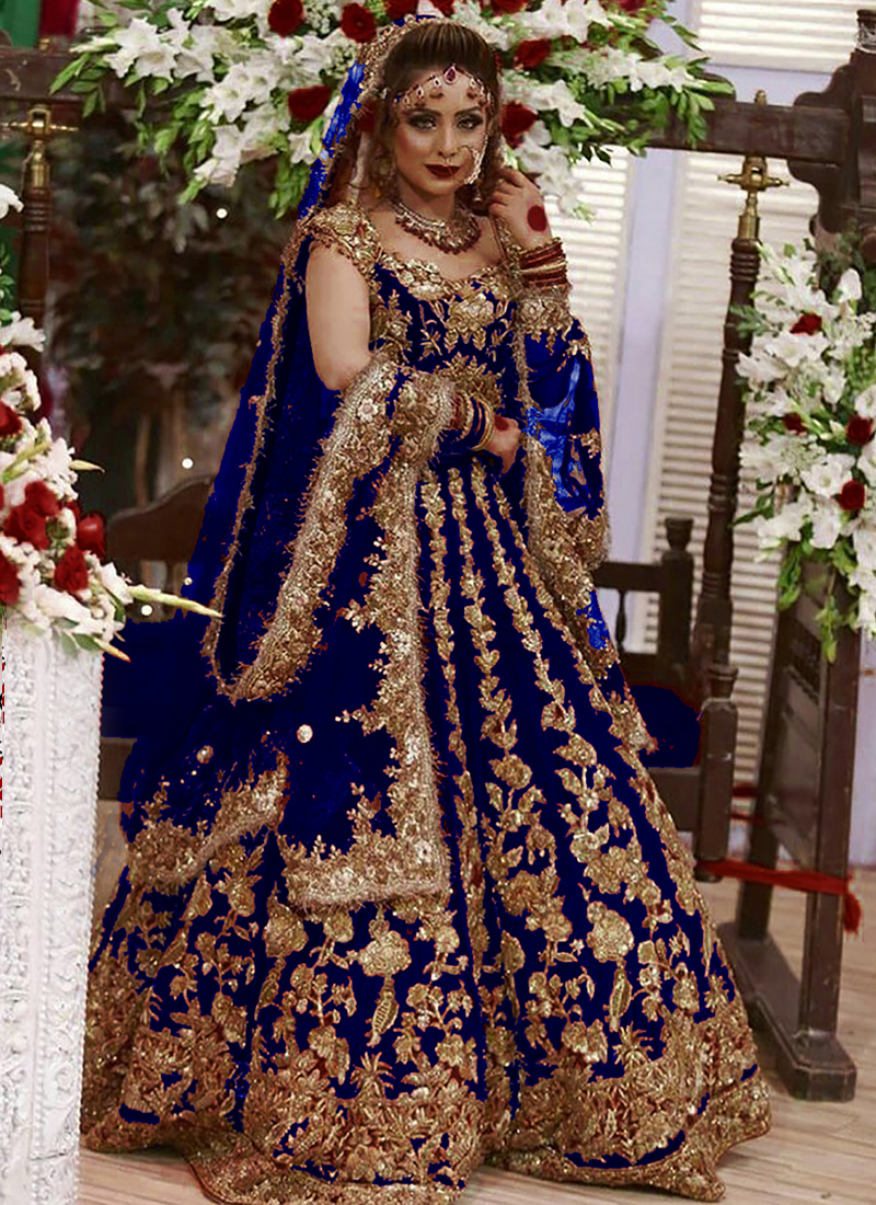 Gorgeous hot pink lehenga with blue dupatta. See more on wedmegood.com  #wedmegood #… | Lehenga color combinations, Indian bridal outfits, Bridal  lehenga collection