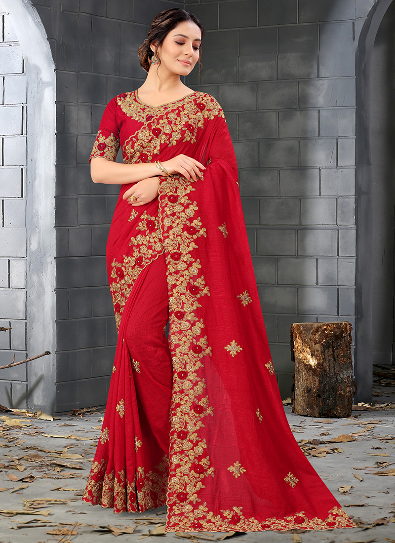 Reception sales work sarees