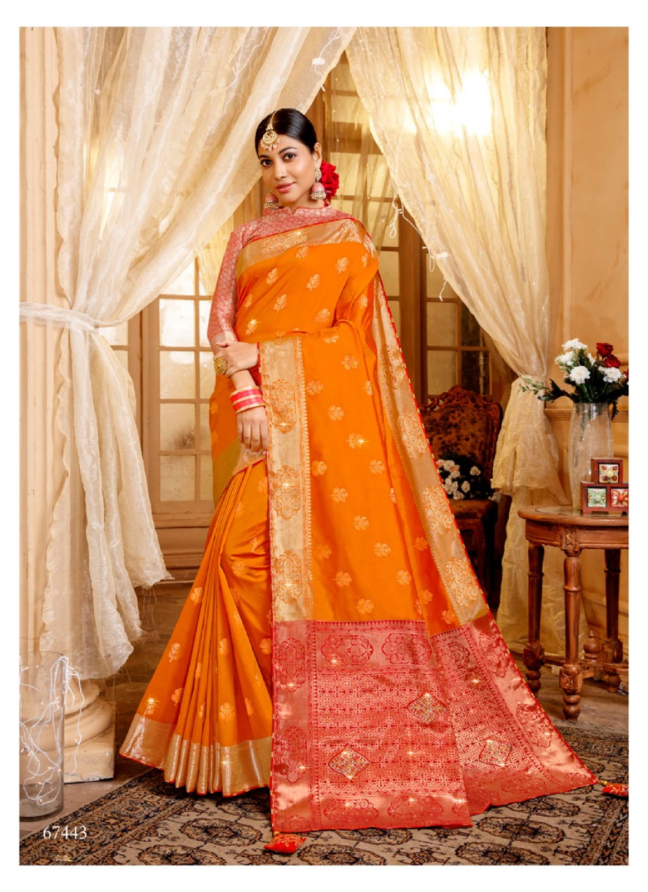 dulhan silk saree