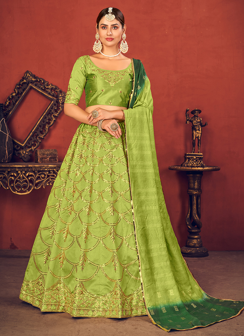 Light Green Lehengas - Buy Light Green Lehenga Choli Sets Online US UK