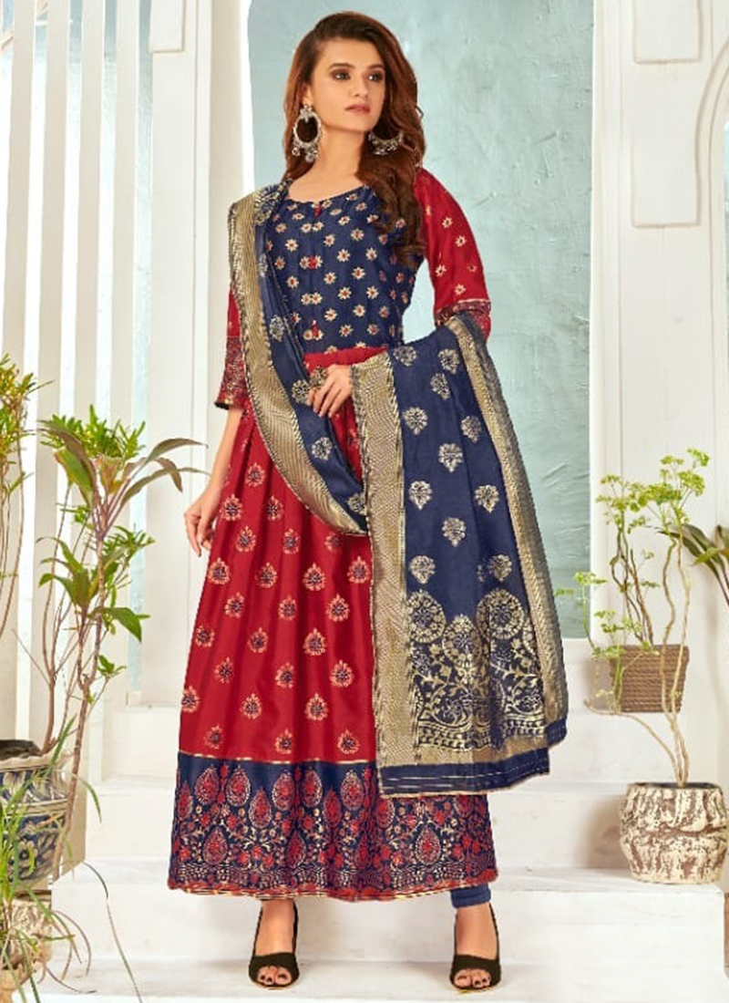 banarasi gown pattern