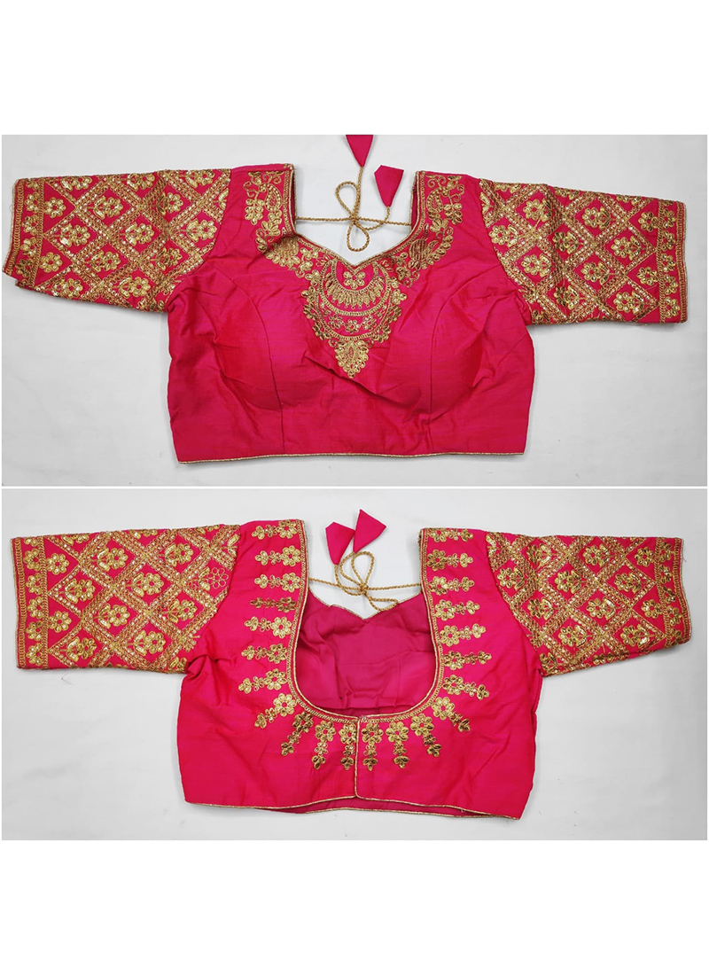 Blouse - Printed silk muslin, pink & multicolour — Fashion