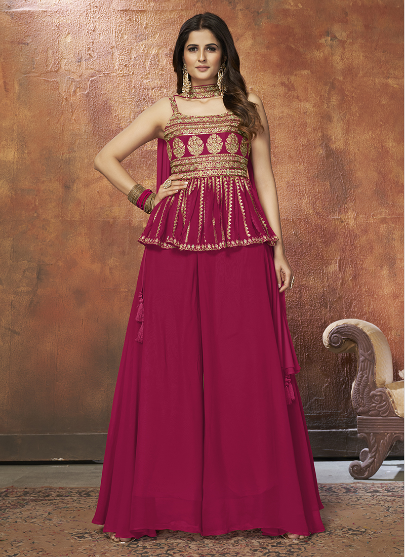 ladies flavour rangrez wedding designer readymade long gown with dupatta -  RR GANDHI