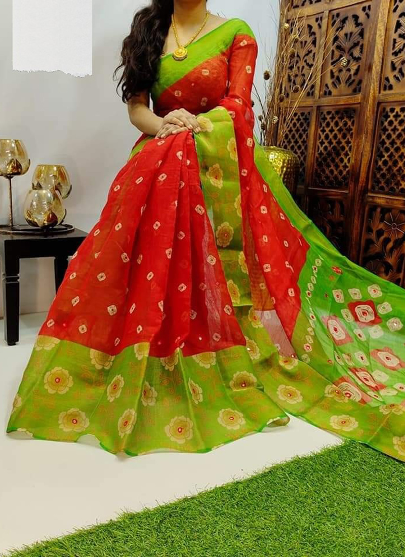 Buy Designer Exclusive Kota Cotton Saree With Mirror Work Sariexpress  Delivery Online in India - Etsy