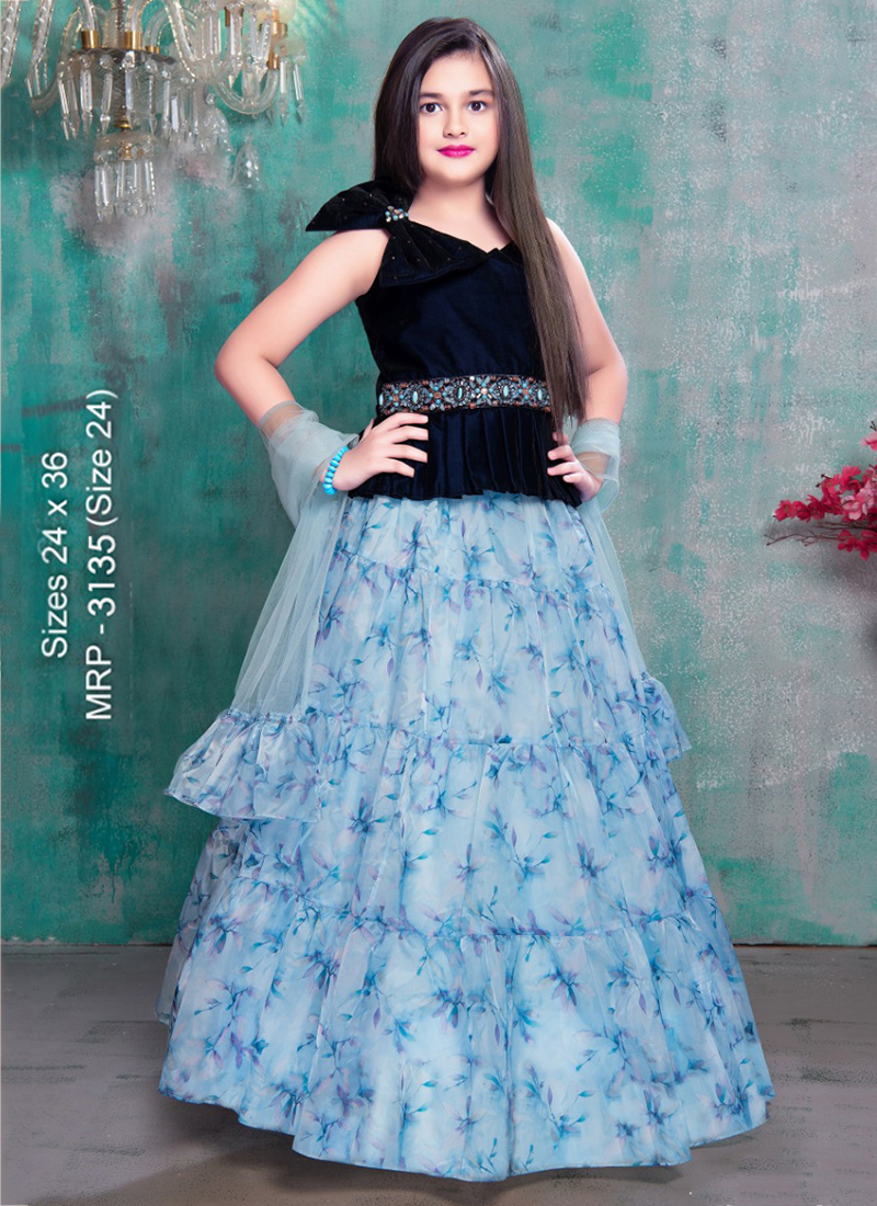 Girls Party Wear Lehenga Age Group: Kids at Best Price in Howrah | Geeta  Fashion