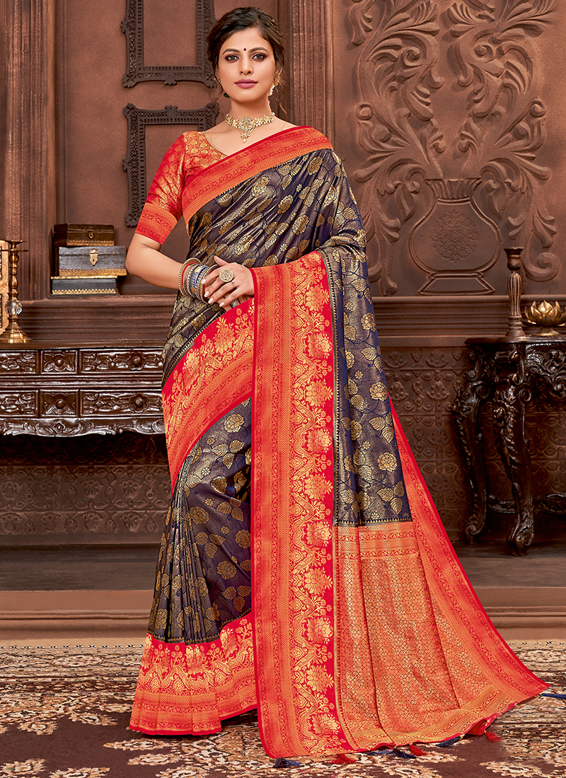 Designer Soft Silk Saree For Ladies at Rs.1599/Piece in mumbai offer by  Jayraj Creation