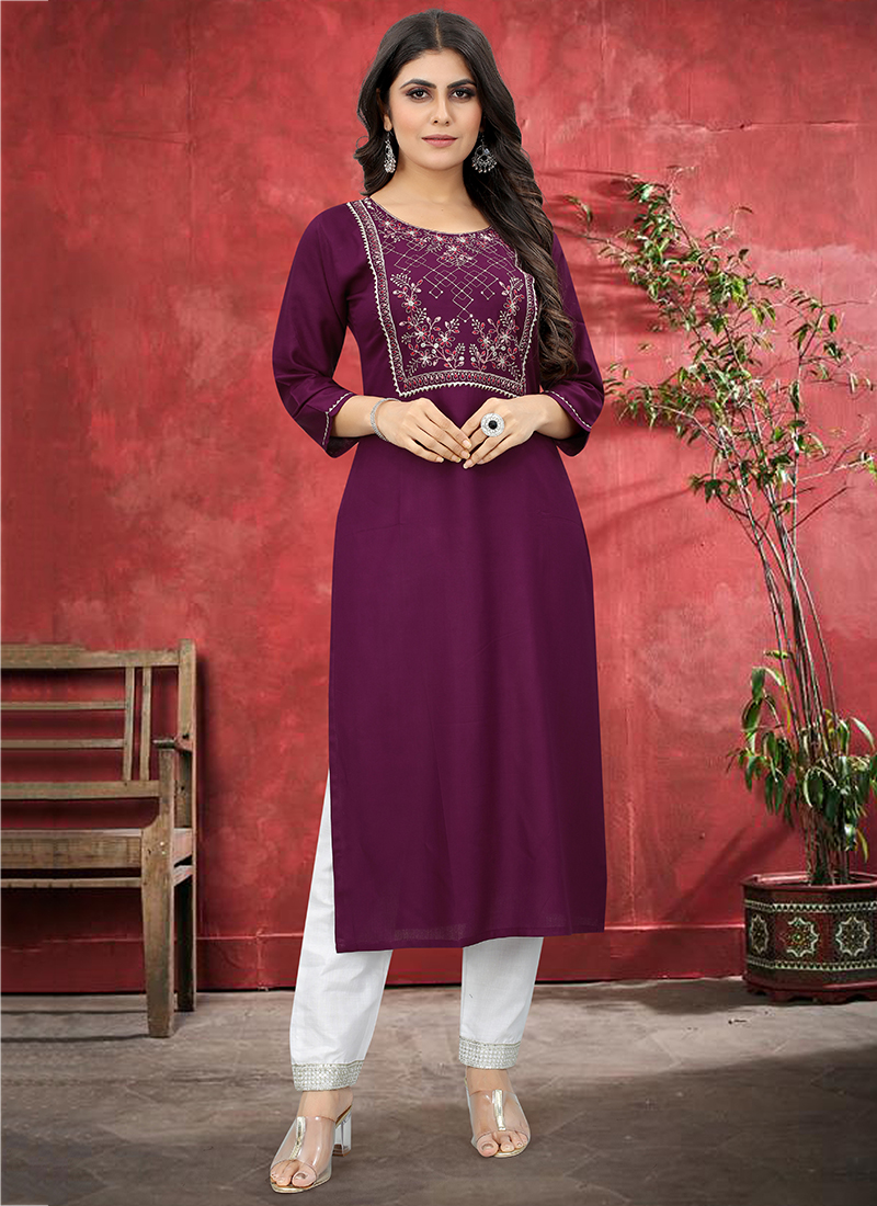 Kurti for Womens With Leggings | Indian Printed Rayon Dress Kurtis Kurta  For Women Tops, White, Medium : Amazon.ca: Clothing, Shoes & Accessories