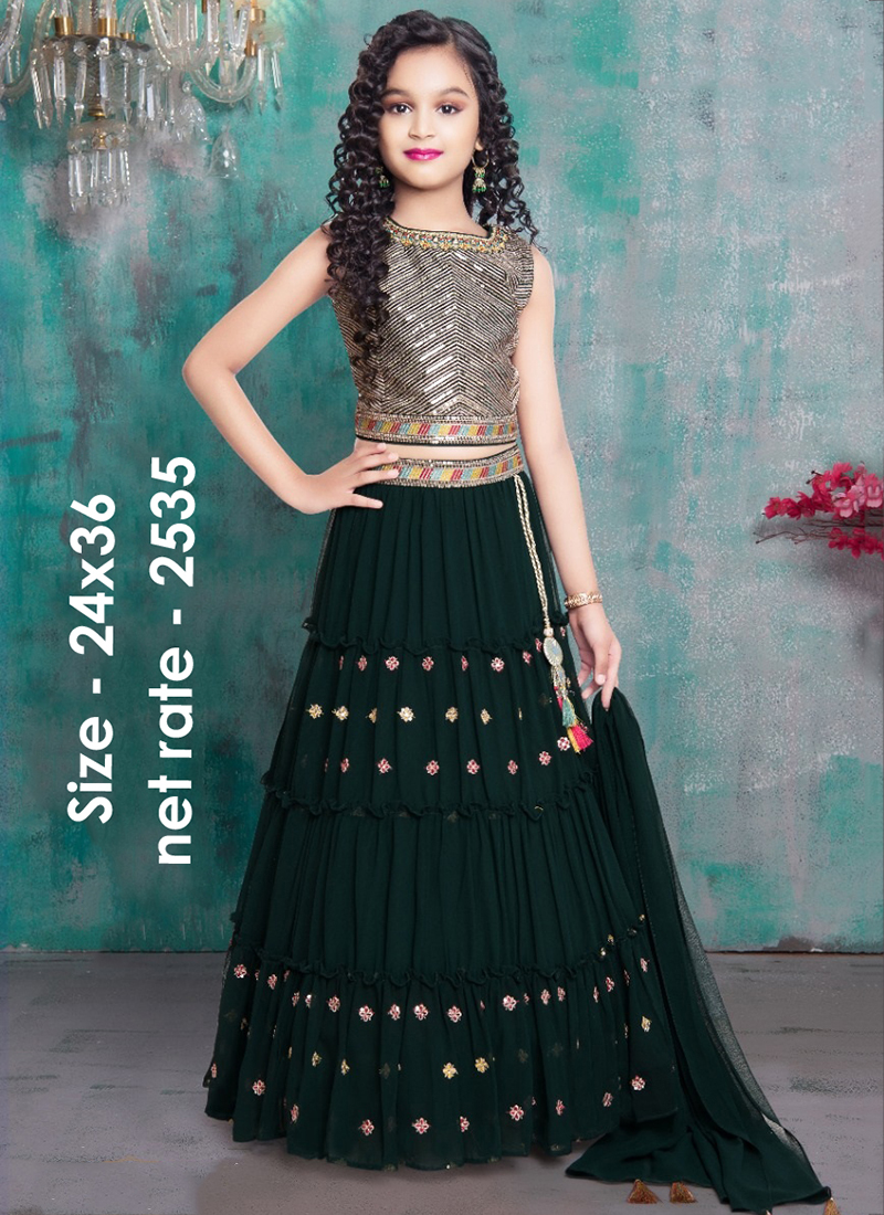 Buy Shoryam Fashion Girls -Lehenga Choli designer Embroidered Semi-Stitched  Party Wear lehenga choli for girls Online In India At Discounted Prices
