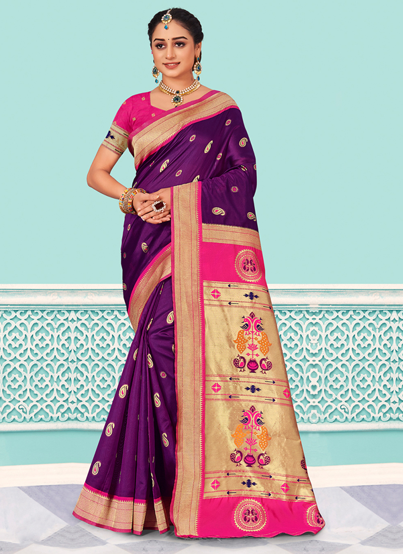 Paithani Sarees: A Choice For Every Silk Lover – Trending Outfits for  Trendsetters