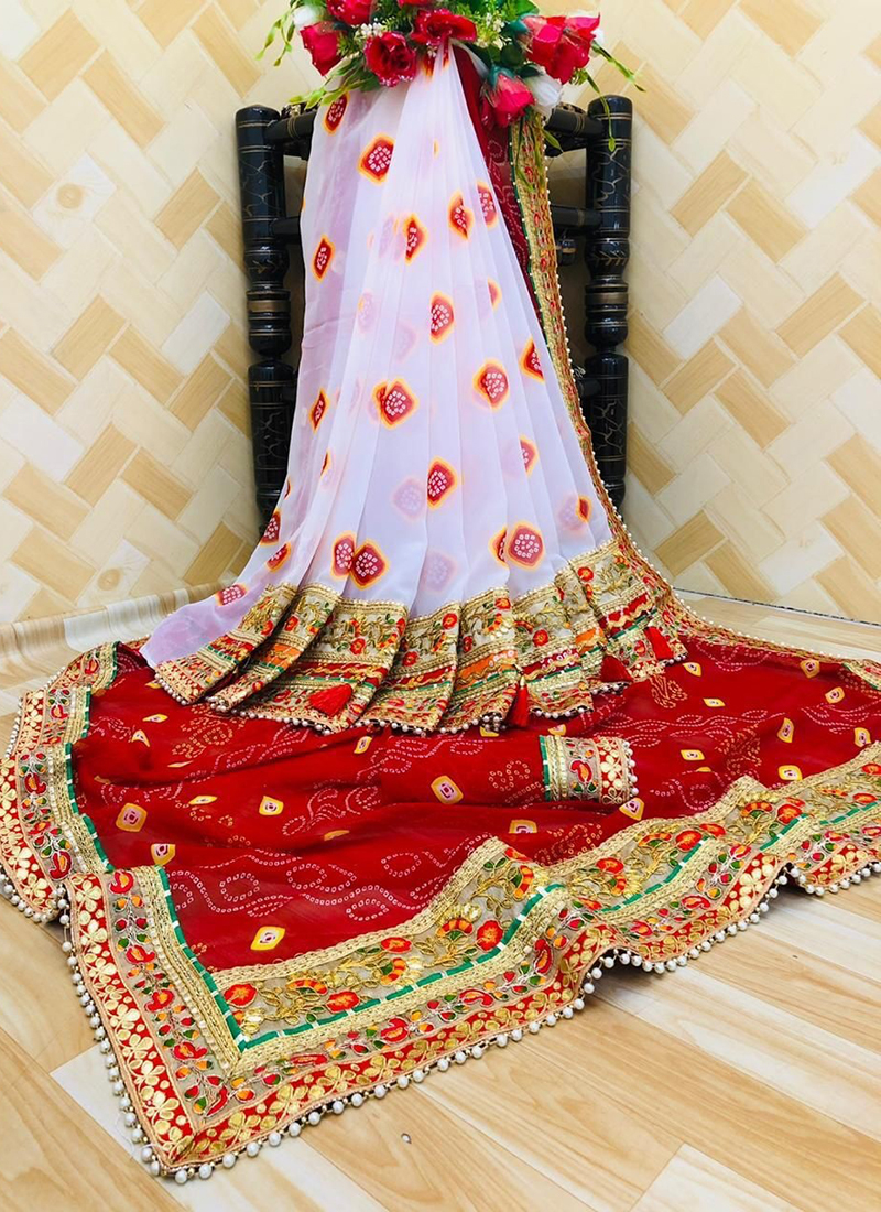 Bandhej Saree | Bandhani Sarees Online Shopping in USA