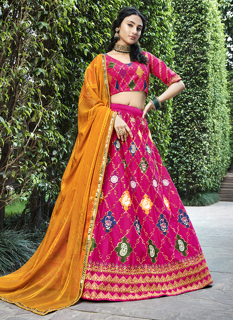 Party Wear Pink Net Lehenga Choli | Gown party wear, Party wear dresses,  Indian bridal wear