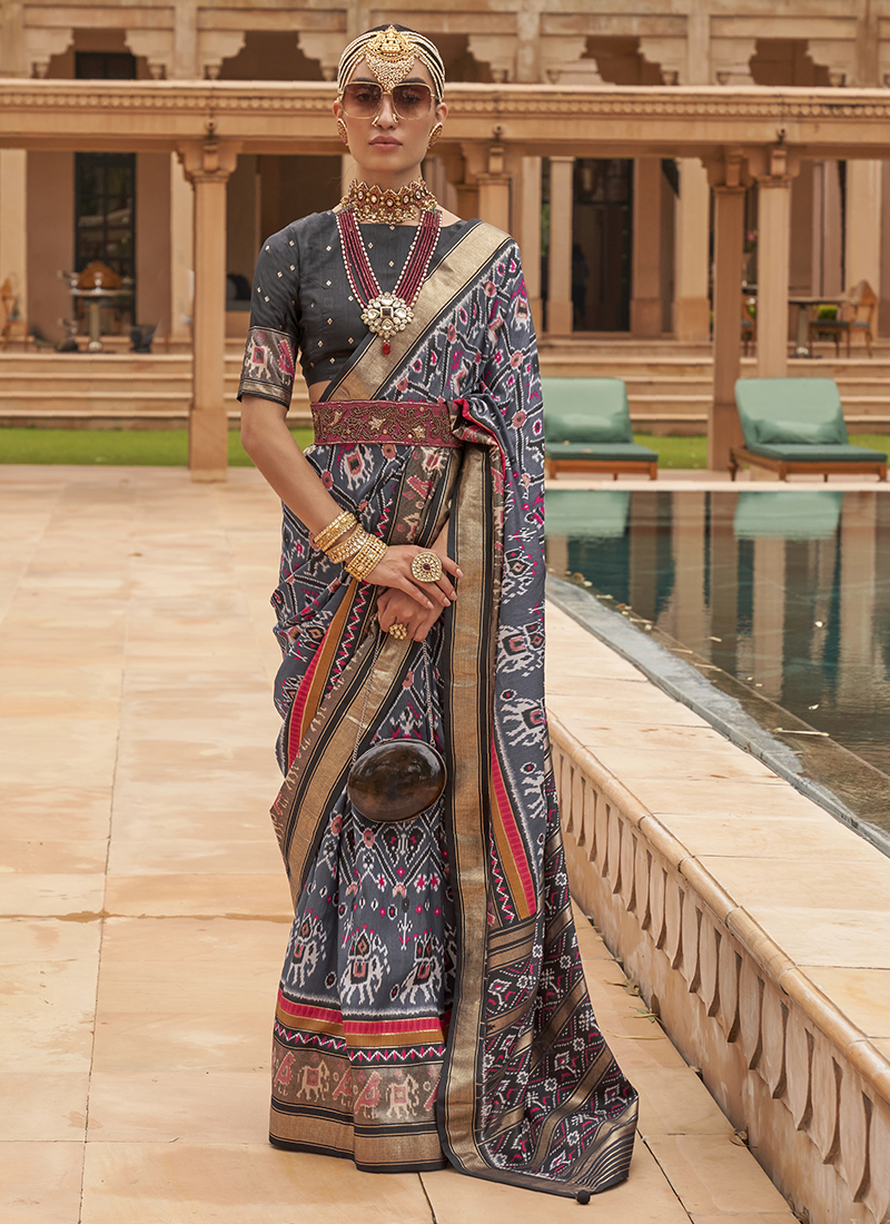 Phulkari Saree | Indian outfits, Phulkari saree, Saree