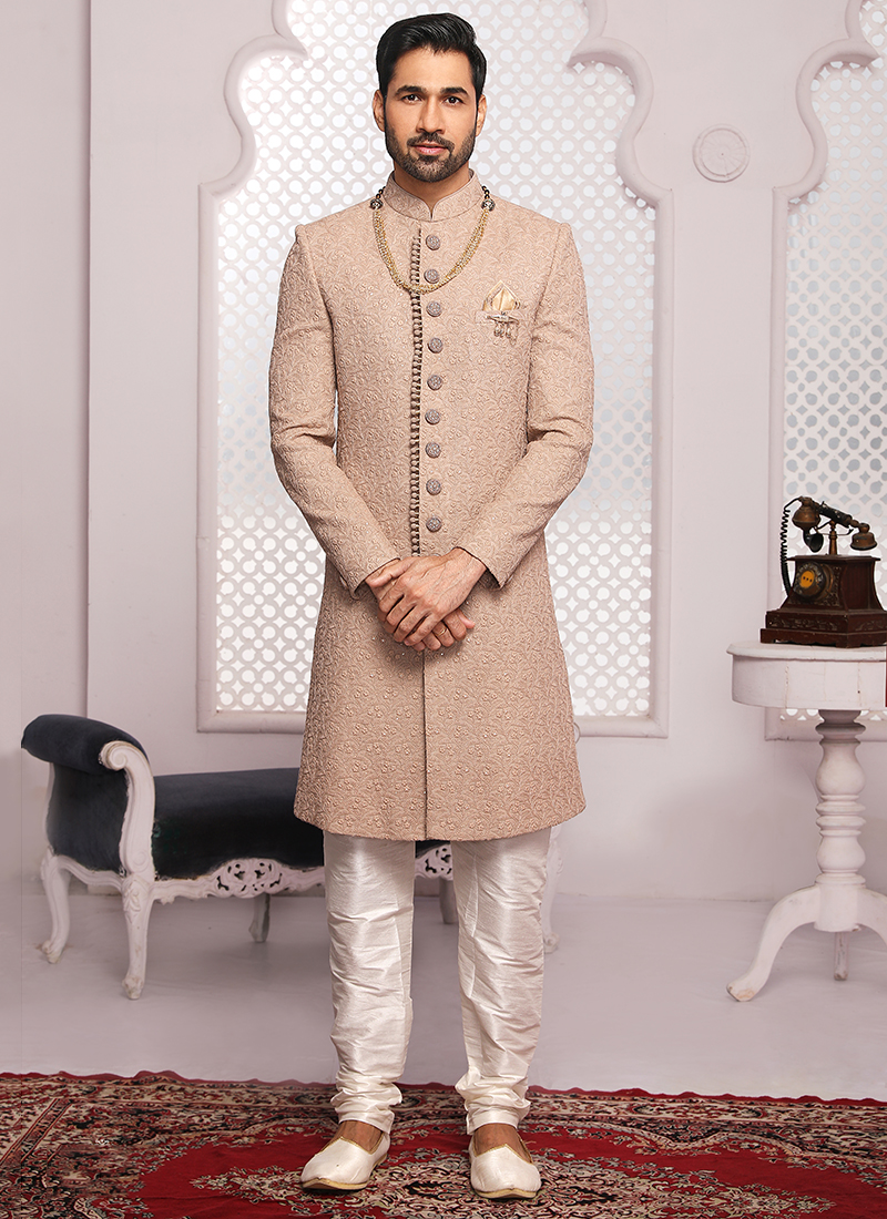 sherwani with peshawari salwar