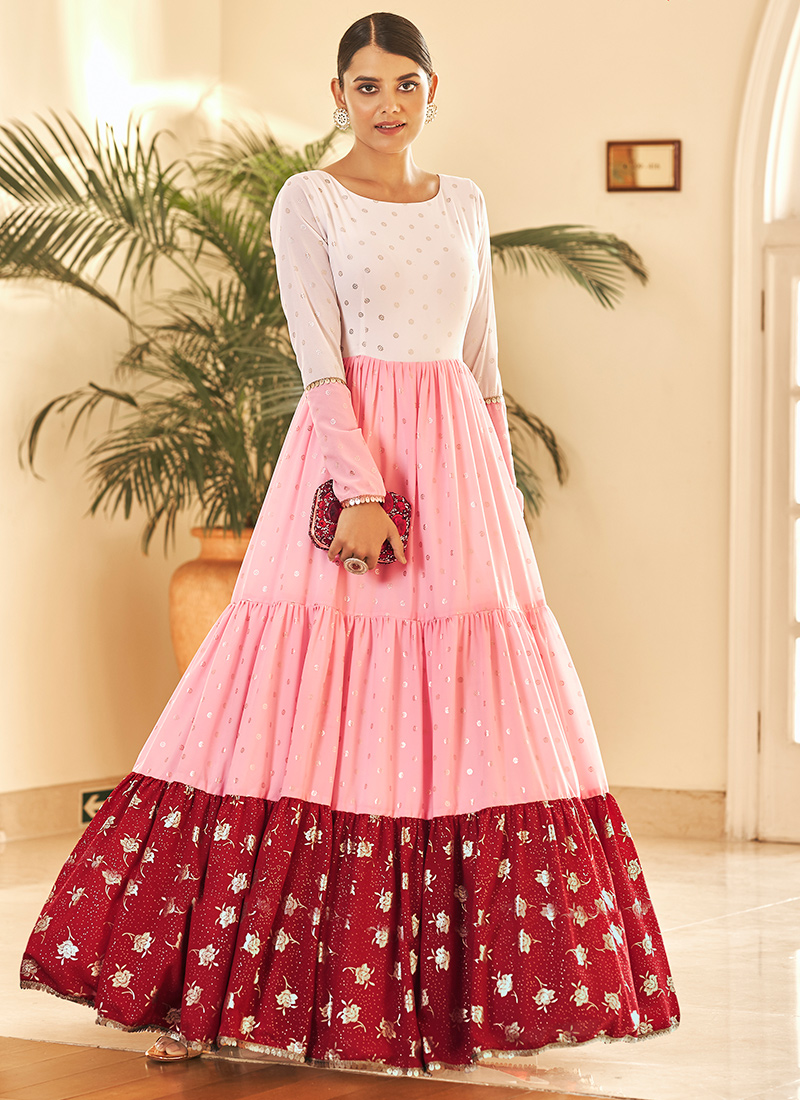 Pink Color Wedding Collection Gown :: ANOKHI FASHION