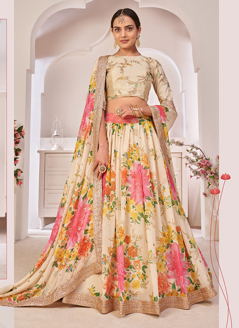 Buy Kids Girls Printed Lehenga Choli Online In India At Discounted Prices