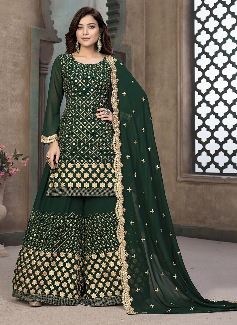 Punjabi Sharara Suit Designs | Party Wear Indian Dresses | Sharara Suit New  Design - YouTube