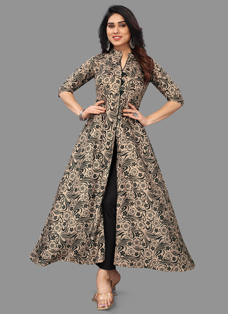 Buy Hot Beige Poly Rayon Casual Wear Digital Printed Kurti Online From Wholesale Salwar. Buy Hot Beige Poly Rayon Casual Wear Digital Printed Kurti Online From Wholesale Salwar.
