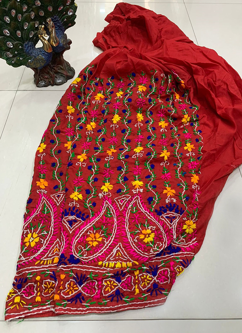 Kantha stitch clearance salwar kameez online