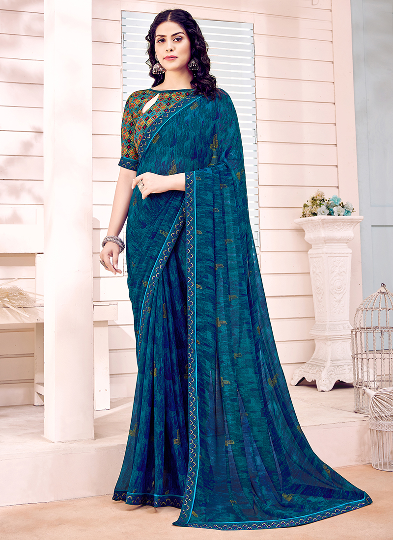 Casual Daily Wear Sarees Online Shopping In India - Stylecaret.com
