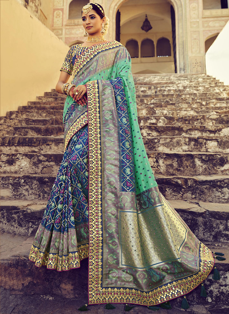 Buy Designer Sarees, Salwar Kameez, Kurtis & Tunic and Lehenga  Choli.Amazing Royal Blue Casual Saree