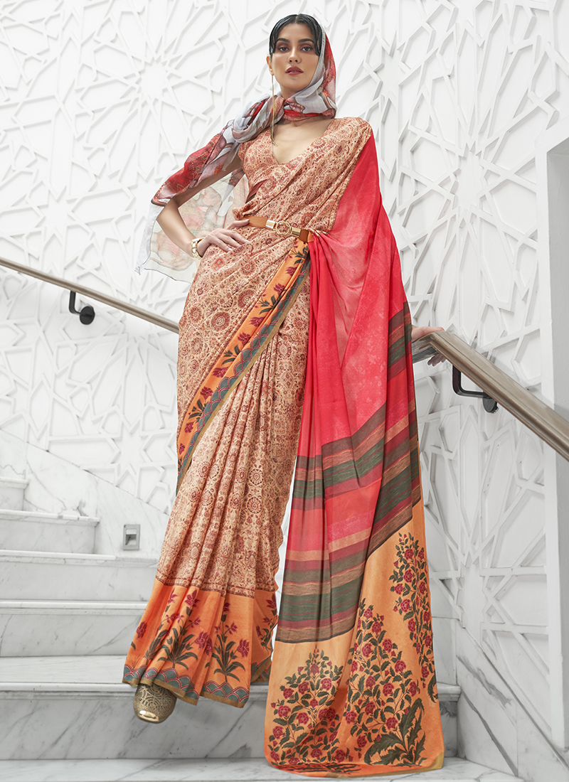 Shop Silk Sarees with Worldwide Shipping | Fashion Store Online India | Crepe  silk sarees, Saree, Silk sarees