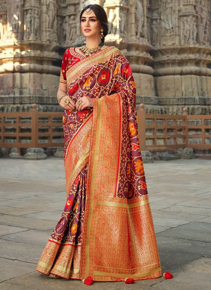 Multi Color Silk Saree – Deeva - The Online Saree Store