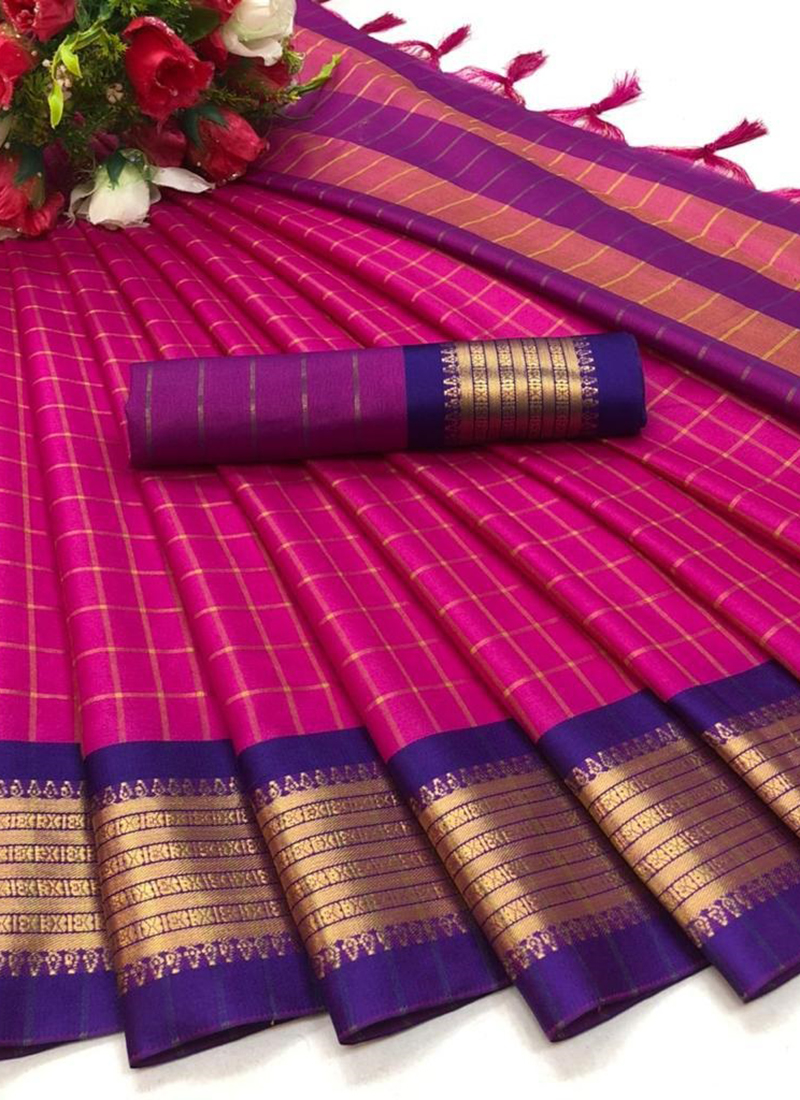 Elampillai Fancy Soft Silk Butta Embossed Saree Wholesale