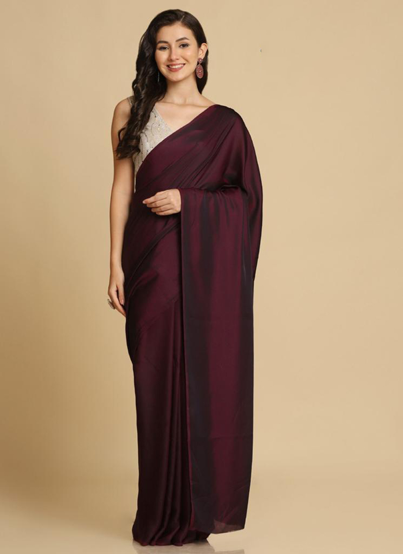 Buy Plain Silk Sarees Online In India At Best Price Offers | Tata CLiQ