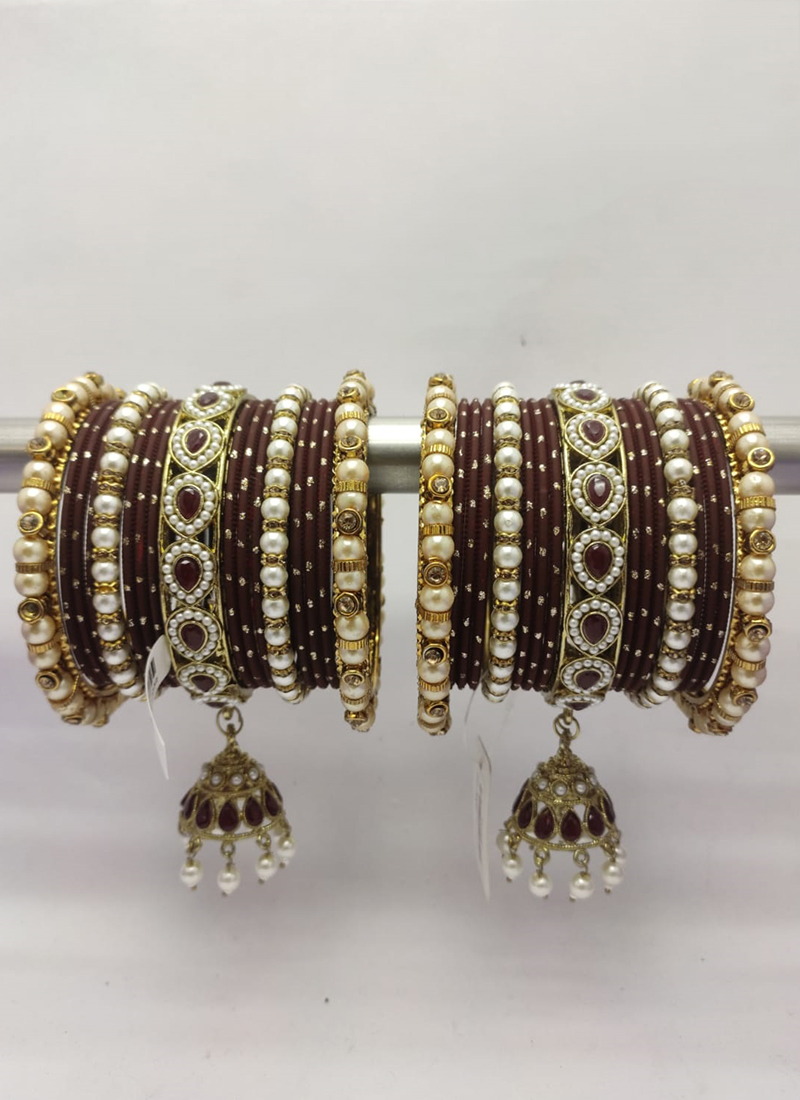 brown bangles set