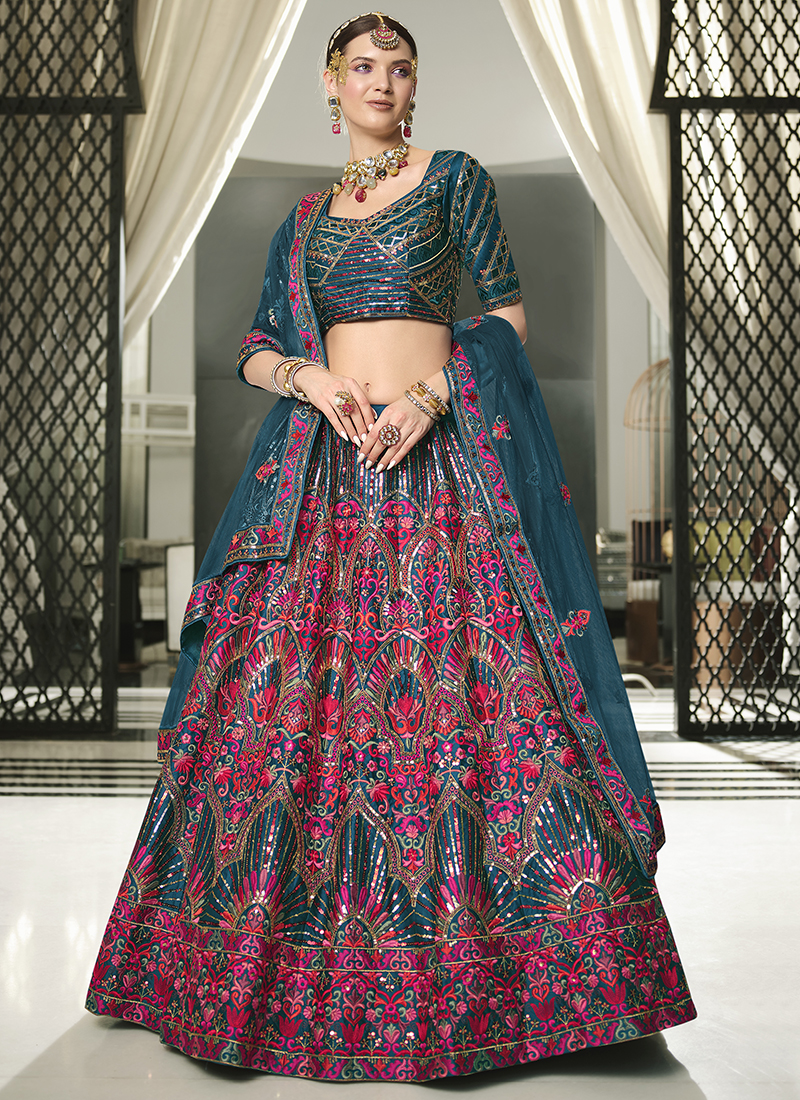 Glamorous Sequin Lehengas - Sparkle in Style - Seasons India