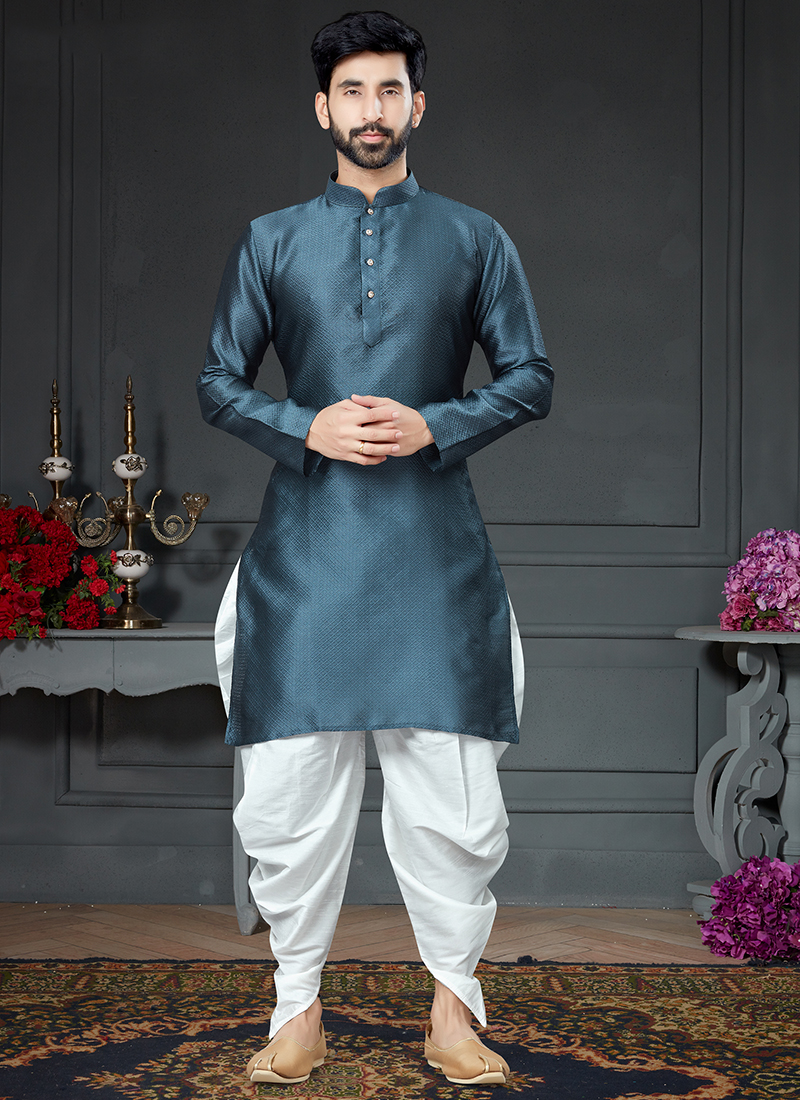 Buy Red Color Kurta Pajama For Eid Festival Online - MKPV0530 | Andaaz  Fashion