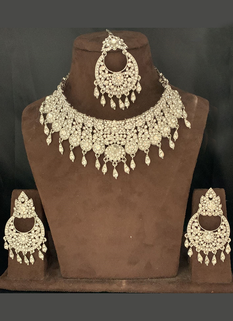 Arowana Diamond Fancy Necklace Set – Welcome to Rani Alankar