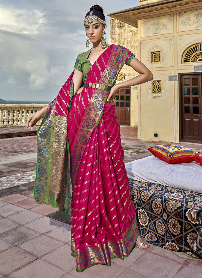 Gorgeous chinnalam pattu | Designer saree blouse patterns, Silk saree  blouse designs, Saree blouse designs
