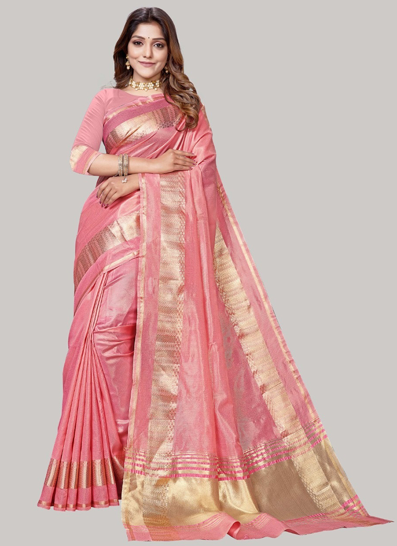 Organic Jute Silk Saree – www.vannamayil.com