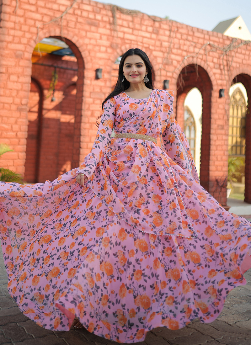 SMM Women Self Design Gown Kurta - Buy SMM Women Self Design Gown Kurta  Online at Best Prices in India | Flipkart.com