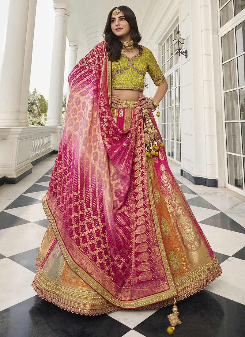 Multi Colour Kiasha Wedding Wear Wholesale Designer Lehenga Choli Catalog  146 - The Ethnic World