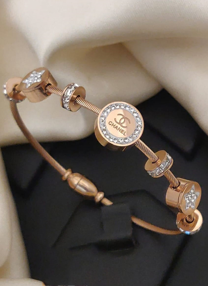 Rakhi Special Rose Gold American Diamond Fancy Designer Superhit Most  Demanding Bracelets Catalog