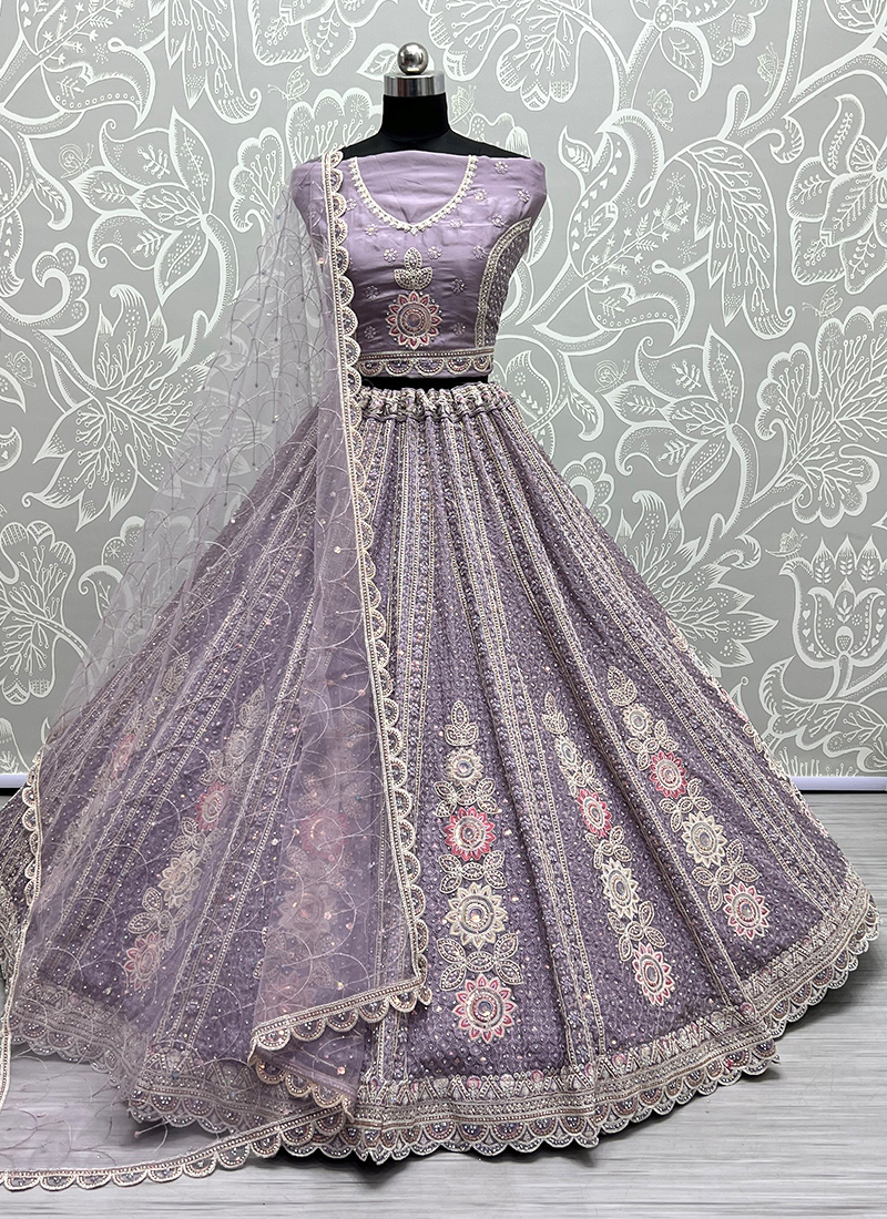 Buy Sequins Reception Designer Lehenga Choli Online : 269614 - Lehenga Choli