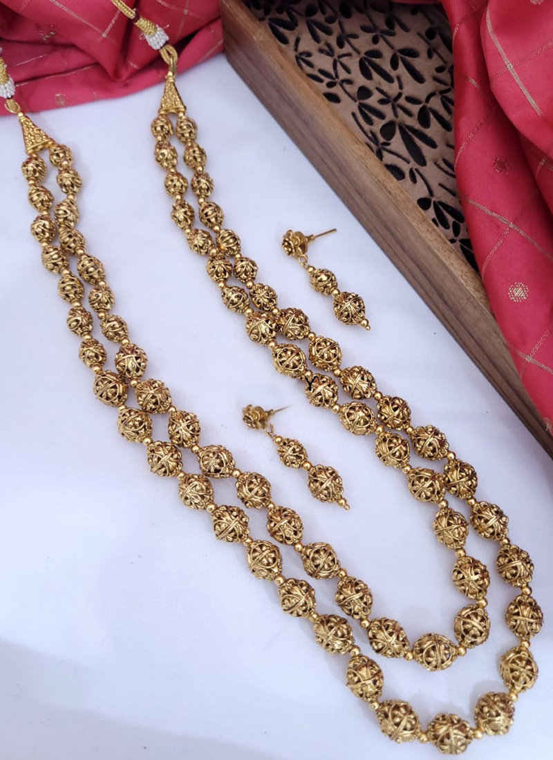 Moti mala store in gold