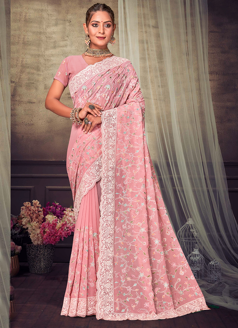 Chikankari Silk 2 Regular Wear Cotton Saree Collection Design Catalog