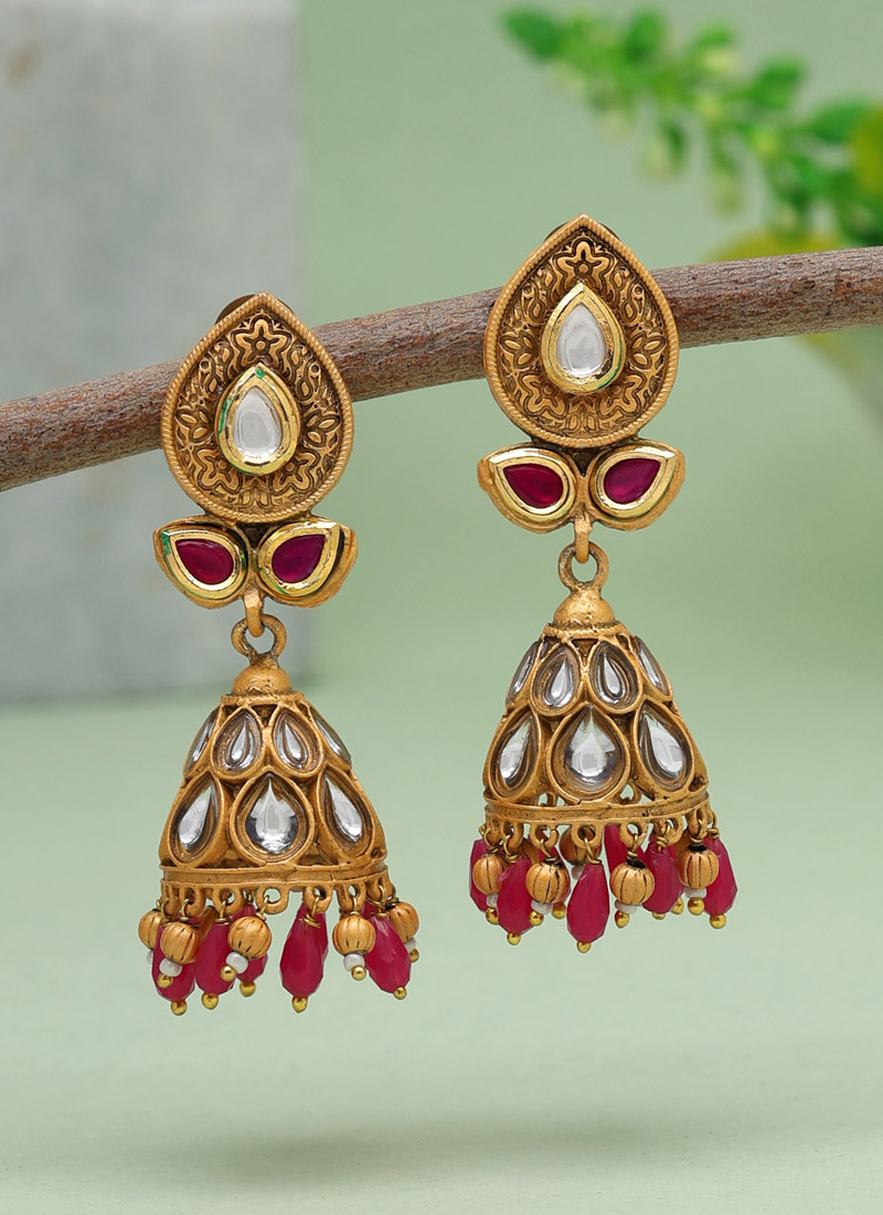 Gold Jhumka Designs Khazana Jewellery Earrings With Price Buy Rani