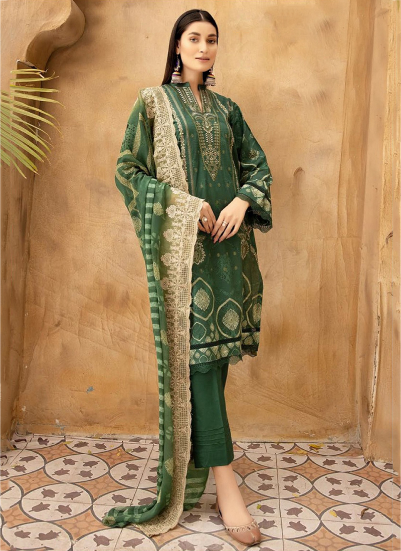 Buy UPTOWN Eid Special Pakistani Cotton Lawn Dress Material at Amazon.in