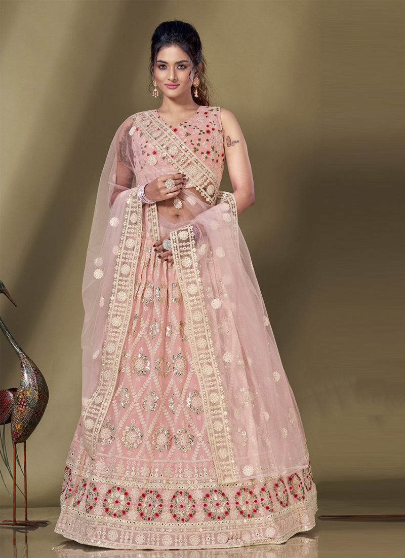 Amazon.com: Xclusive Ready to wear Indian Bridal Party wear Lehenga Choli  Readymade for Women with Stitched Blouse Beige : Clothing, Shoes & Jewelry