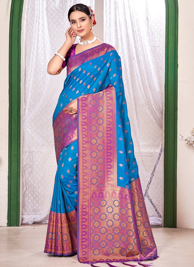 Chintamani Rani 016 Pochampally Silk Saree - Shagun Silks & Sarees