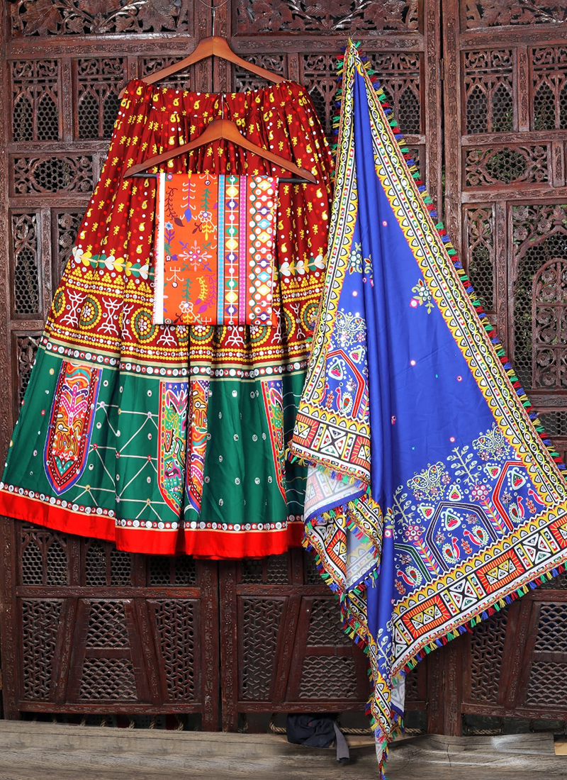 gujarati mirror work lehenga – Page 30 – Joshindia