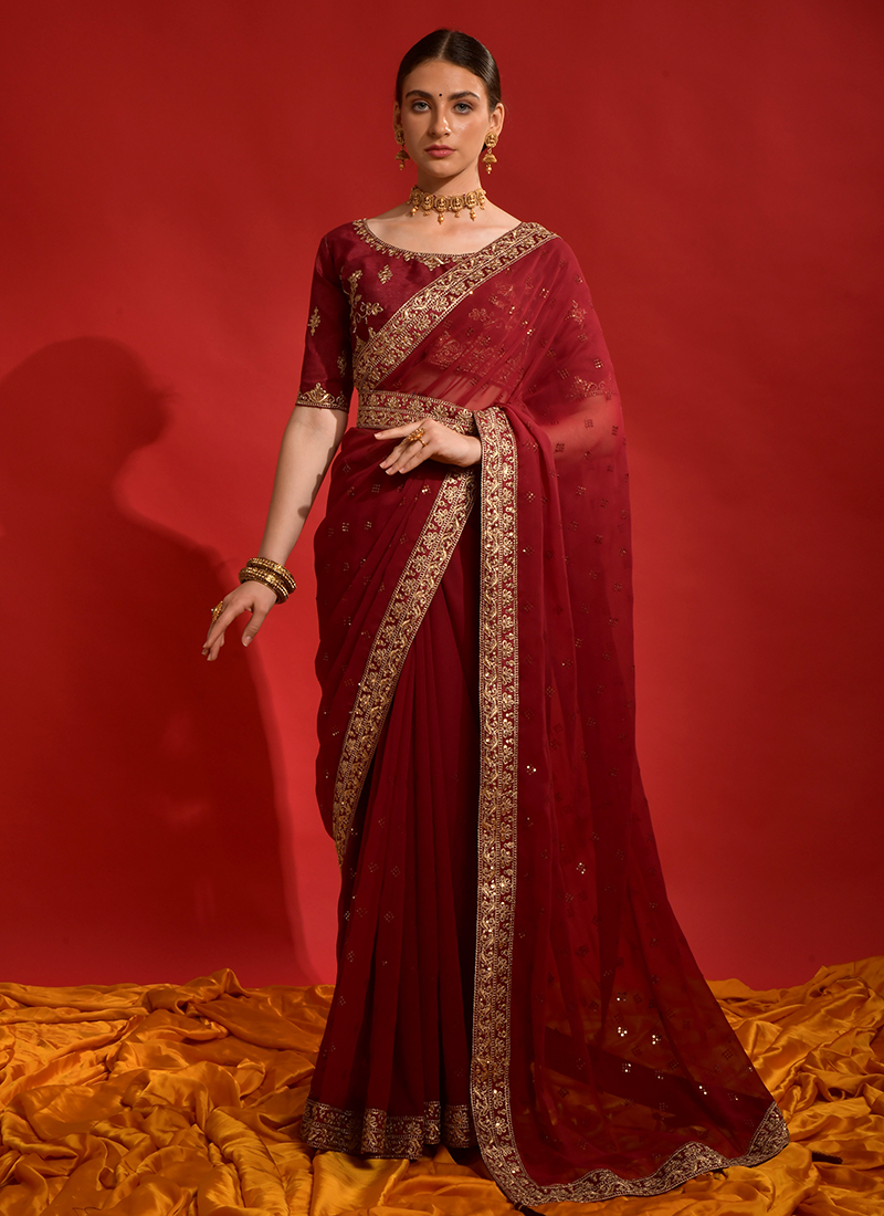 Buy Explore Best Party Wear Saree in best price range - Kloth Trend