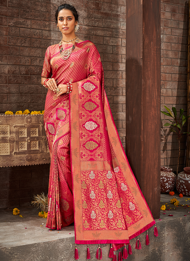 Soft Brocade Silk Saree (adi80420)